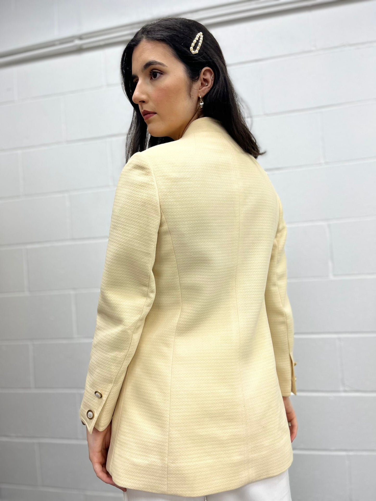 60s Short Cream Coat