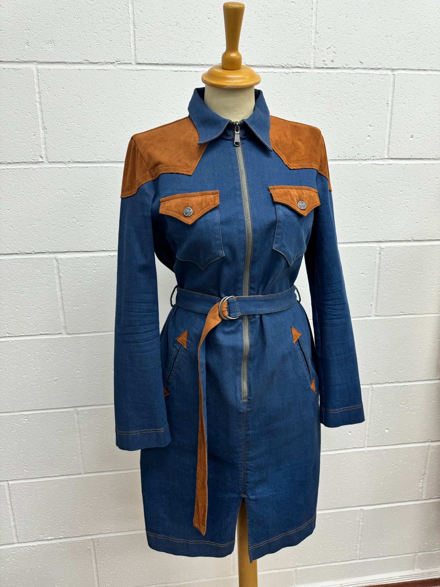 Vintage ‘Benetton’ Western Denim Dress