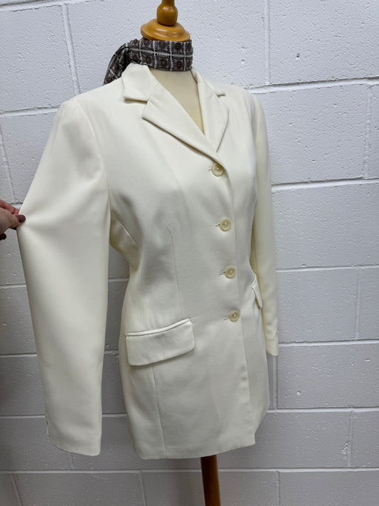 Ivory Vintage Longline Blazer