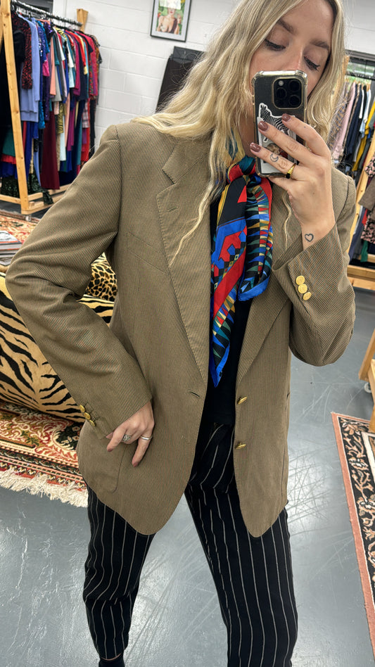 Vintage ‘Versace’ Pinstripe Blazer